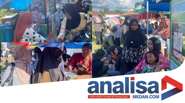 Berkah Kampanye Letnan-Levi, Ratusan Pedagang Kecil Dan UMKM di Sidimpuan Raub Keuntungan di Stand Bazar