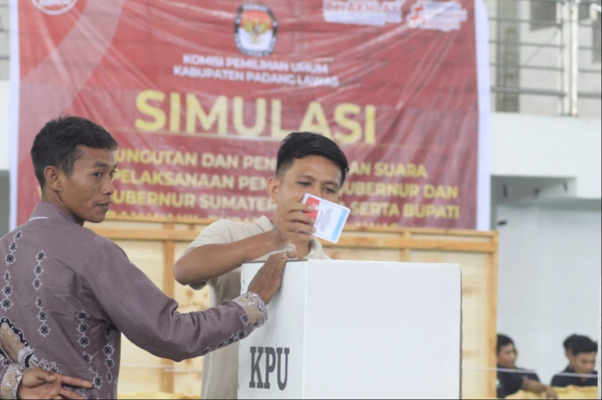 KPU Palas Gelar Simulasi Penghitungan Suara, Ini Tujuannya
