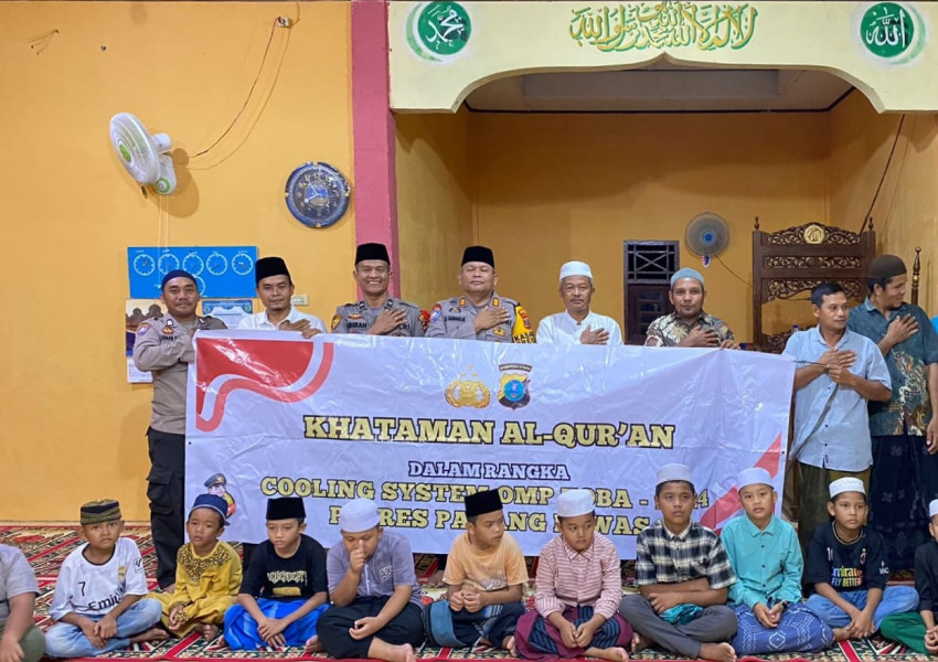 Polres Palas Gelar Hataman Quran Dalam Rangka Cooling System OMP Toba 2024