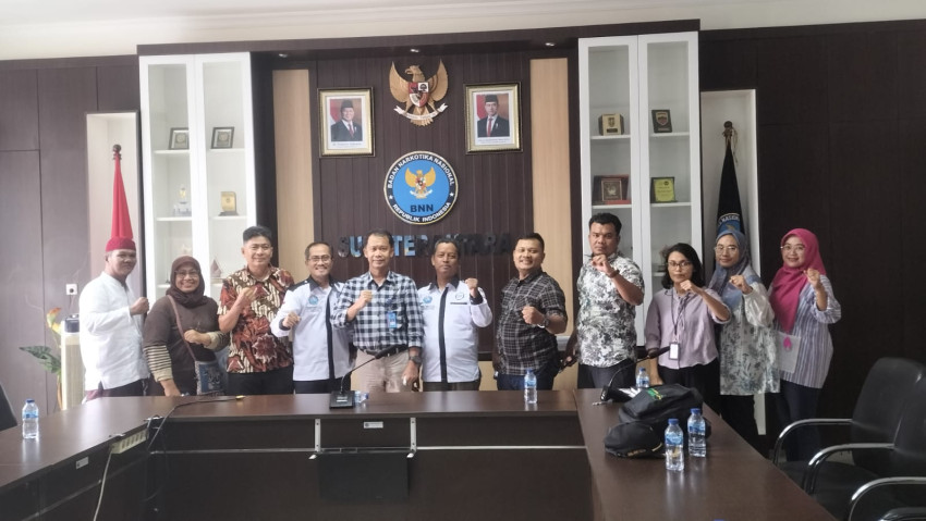 Semakin Mengkhawatirkan, LAN Medan Bahas Program Pemberantasan Narkoba Dengan BNN Sumut