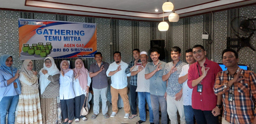 BRI BO Sibuhuan Gelar Gathering Temu Mitra Agen LPG, Bangun Sinergi Memperkuat Layanan