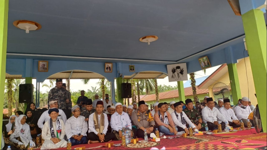 Ustad Abdul Somad di Desa Pinarik Palas, Kapolres Lakukan Pengamanan Tablig Akbar