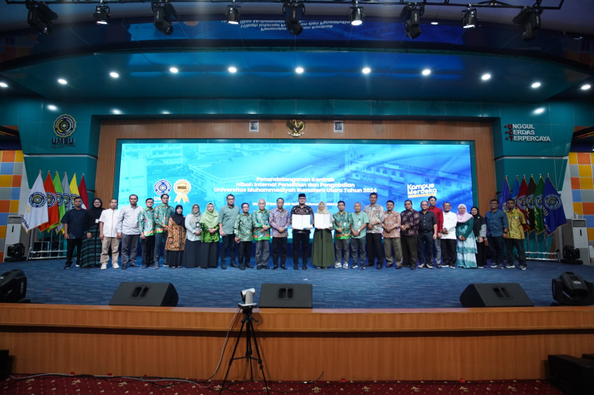 Kontrak Hibah Internal Penelitian dan Pengabdian 2024 , UMSU Kucurkan Dana Rp1,8 miliar