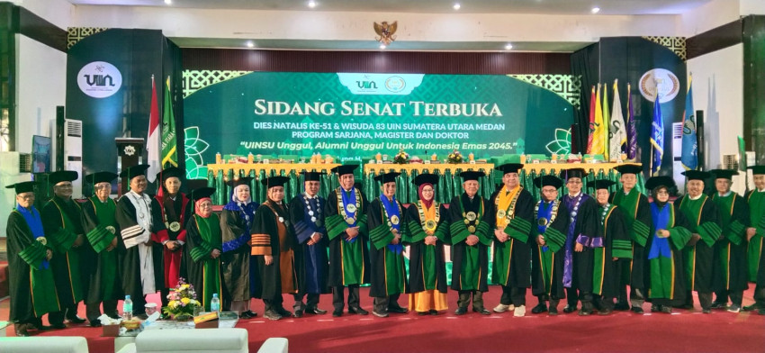 UIN Sumut Wisuda 4.032 Sarjana, Rektor : Sarjana Harus Terus Asah Kemampuan