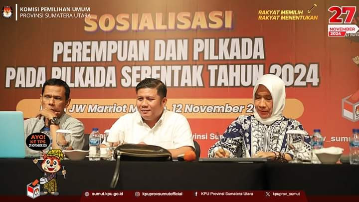 KPU Sumut Gelar Sosialisasi Perempuan dan Pilkada Serentak Tahun 2024