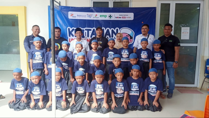 PT EMP Gelar Khitanan Massal Gratis ke Anak Warga Kurang Mampu