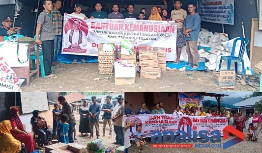 Sihar PH Sitorus Kirimkan Bantuan Kemanusiaan Kepada Korban Banjir di Tapsel