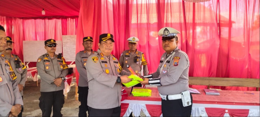 Jelang Nataru, Kapolres Palas Tinjau Posyan dan Pospam