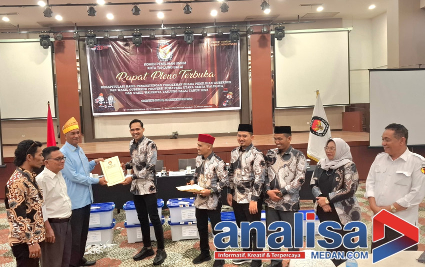 Pasangan MADINA Peroleh 30.255 Suara Pilkada Tanjungbalai