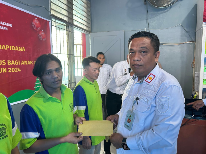 Rutan Sibuhuan Beri Remisi Khusus Natal untuk 3 Warga Binaan