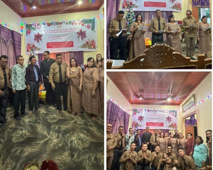 Penuh Sukacita, Keluarga Besar Rutan Palas Rayakan Natal