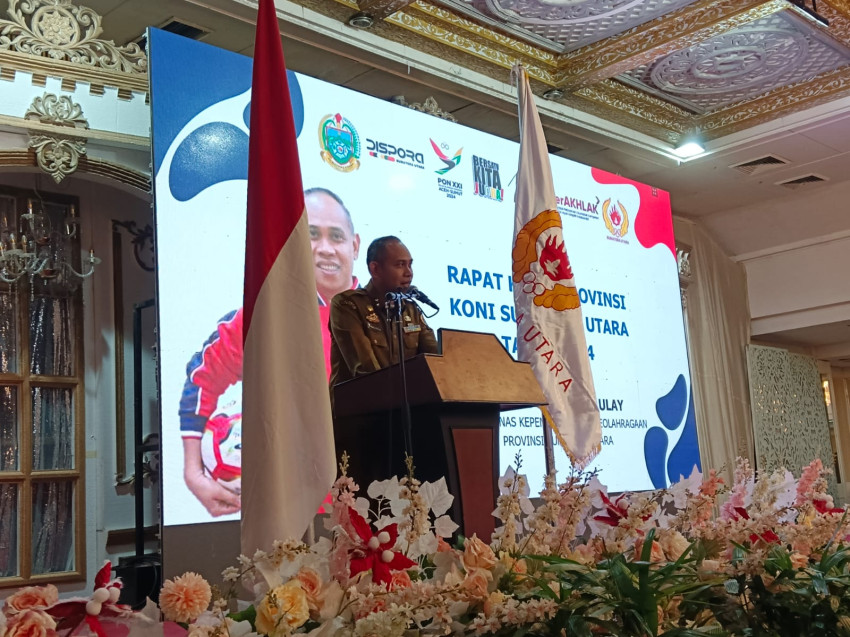 Buka Raker KONI, Kadispora Sumut: Sabar, Bonus Peraih Medali PON Cair Februari 2025