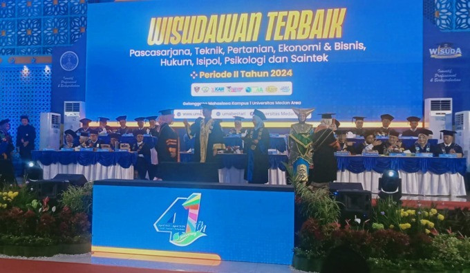 UMA Mewisuda 1.498 lulusan Program Sarjana, Magister dan Doktor