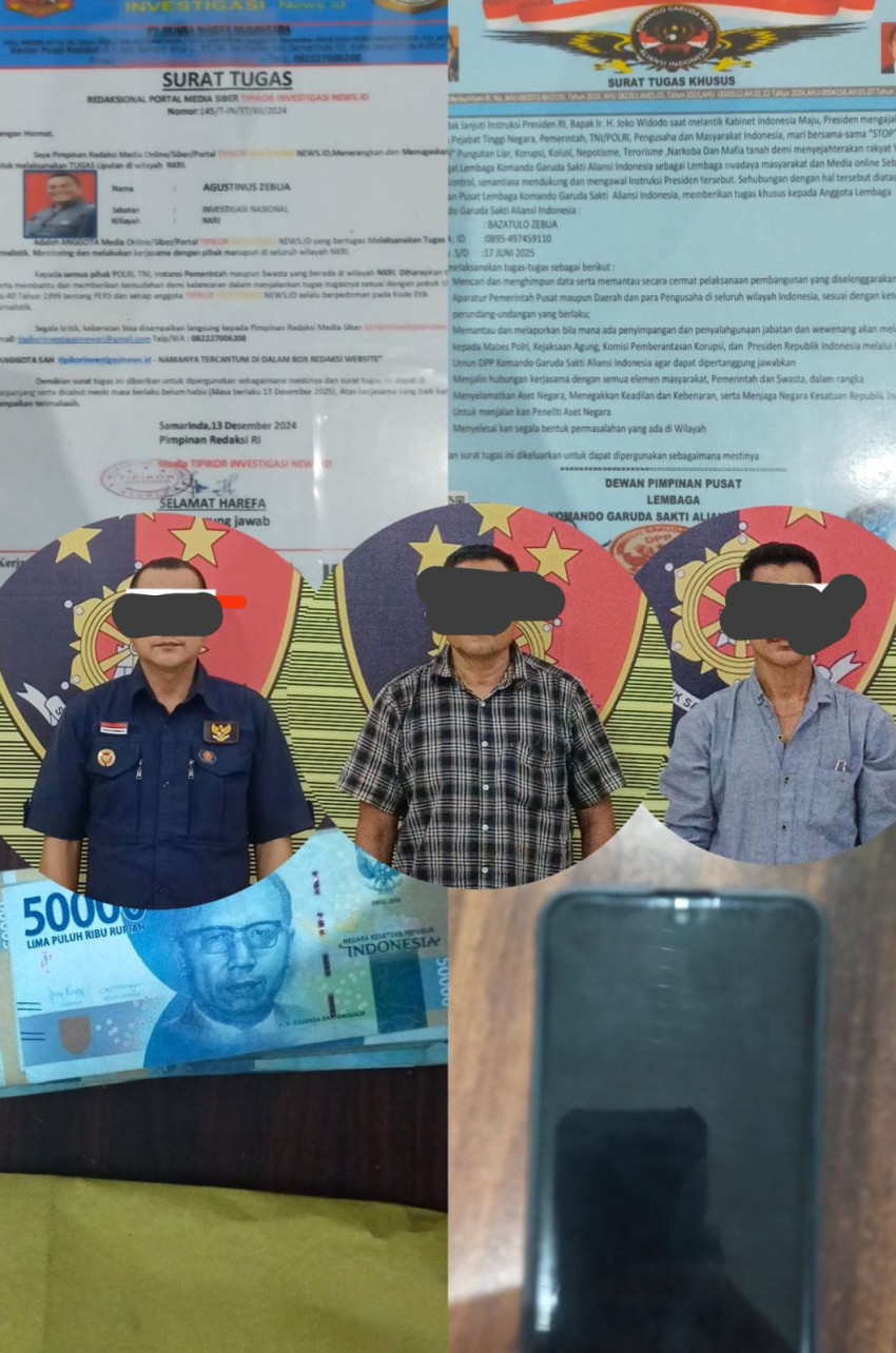 Memalukan, 3 Pengurus LSM di Palas Ditangkap Usai Peras Kepala Sekolah
