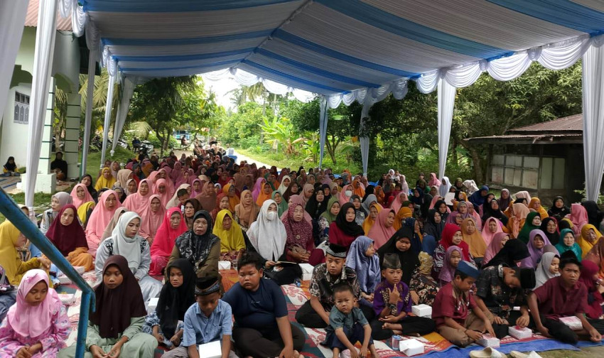 Akhiri Tahun 2024, Pemerintah Desa Durian Gelar Wirid Akbar