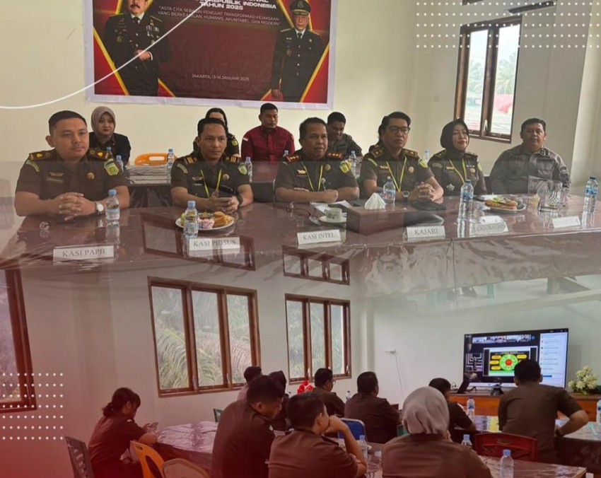 Kajari Palas dan Jajaran Ikuti Rakernas Kejaksaan Secara Virtual