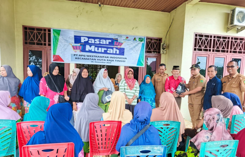 PT APGWI Gelar Pasar Murah dan Berikan Makanan Tambahan Balita dan Ibu Hamil