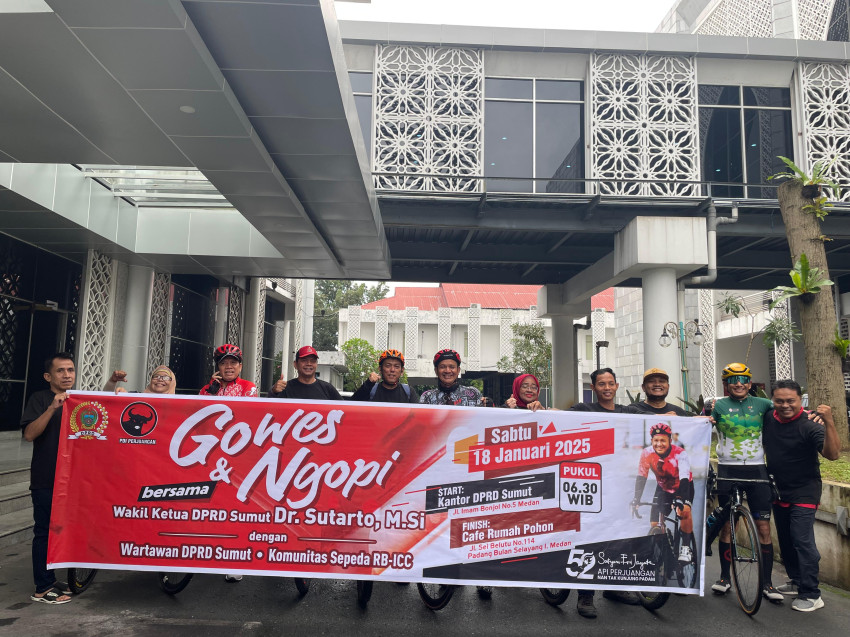 Bangun Silaturrahmi, Wakil Ketua DPRD Sumut Dr Sutarto dan Pokja DPRD Sumut Goes dan Ngopi Bareng