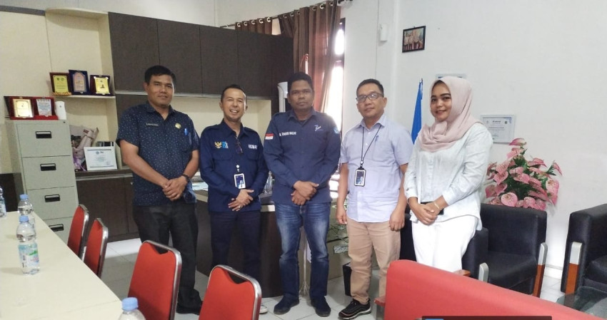 Pemimpin BRI BO Sibuhuan Silaturahmi dengan Kadis Dikbud Palas