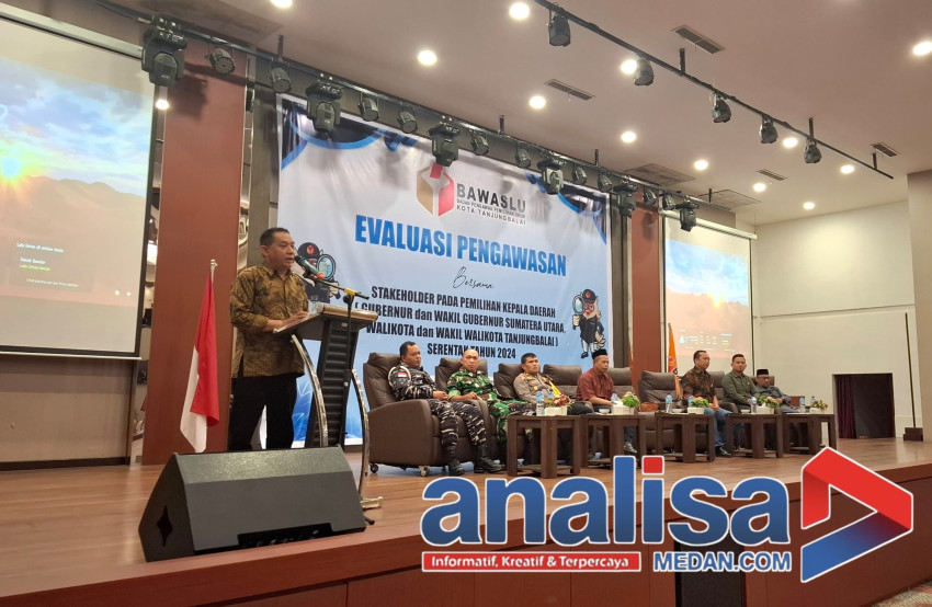 Evaluasi Pengawasan, Bawaslu Tanjungbalai Sampaikan Terima Kasih Kepada Semua Pihak