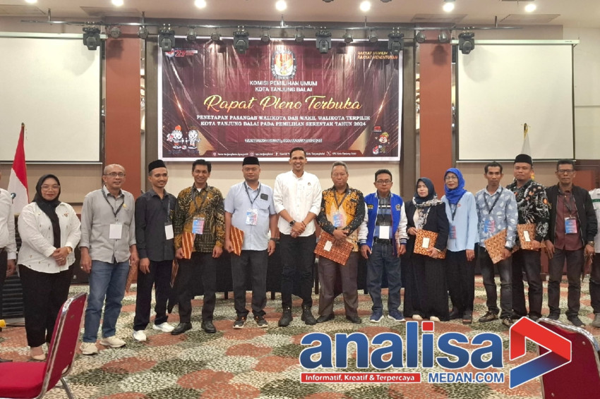 KPU Tetapkan Pasangan MADINA Walikota - Wakil Walikota Tanjungbalai Terpilih