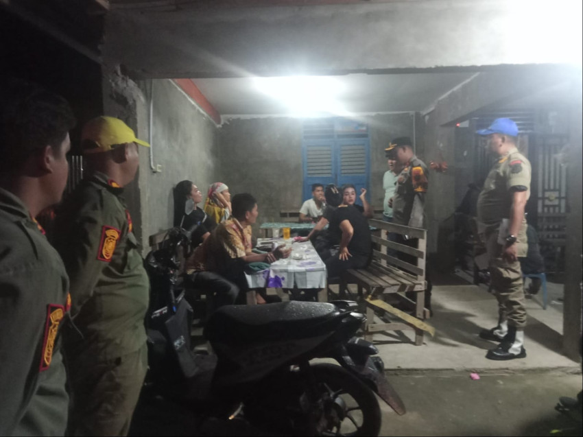 Tim Gabungan Pemda Palas Tertibkan Pekat