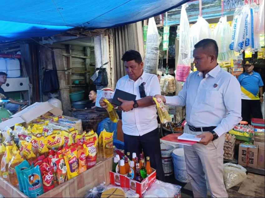 Jelang Ramadhan, Polres Palas dan Disperindag Sidak Pasar Sibuhuan Pasti Harga Stabil