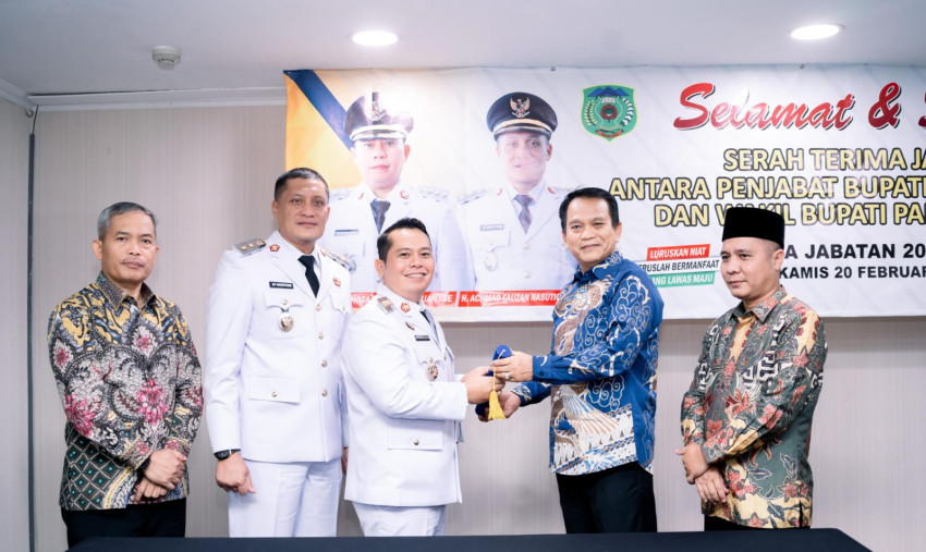 Serah Terima Jabatan, Putra Mahkota Siap Lanjutkan Pembangunan Padanglawas