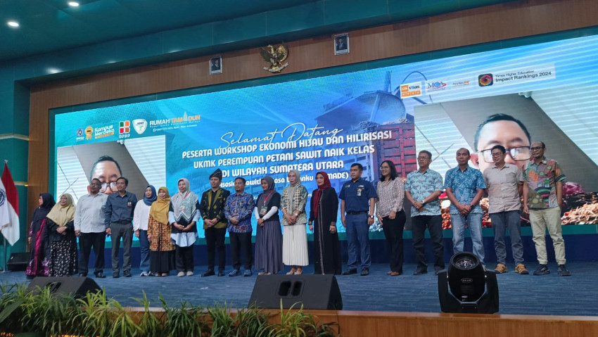 Sameda Gelar Workshop Ekonomi Hijau dan Hilirisasi UKMK Perempuan Petani Sawit Naik Kelas