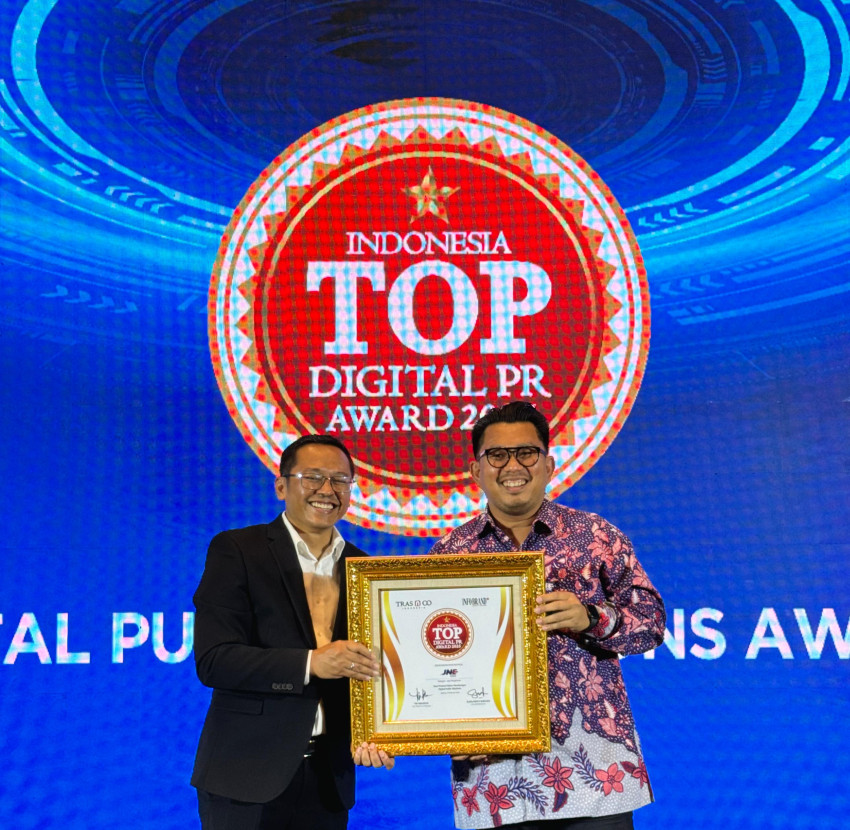 JNE Raih TOP Digital PR Award 2025, Perkuat Strategi Komunikasi di Era Digital