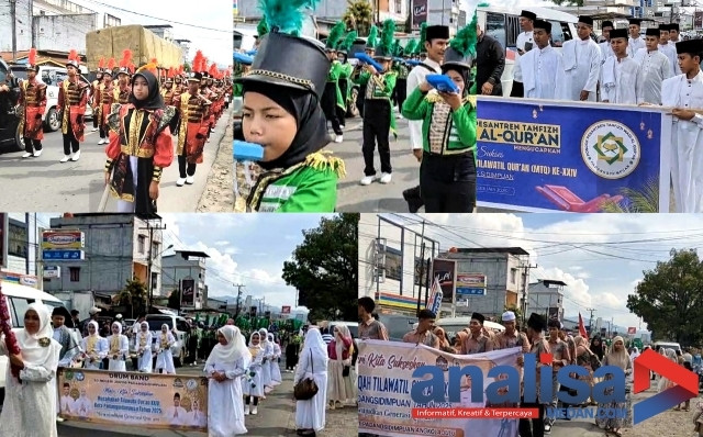 Pawai Ta'aruf Ramaikan Pembukaan MTQ Kota Padangsidimpuan Ke-XXIV