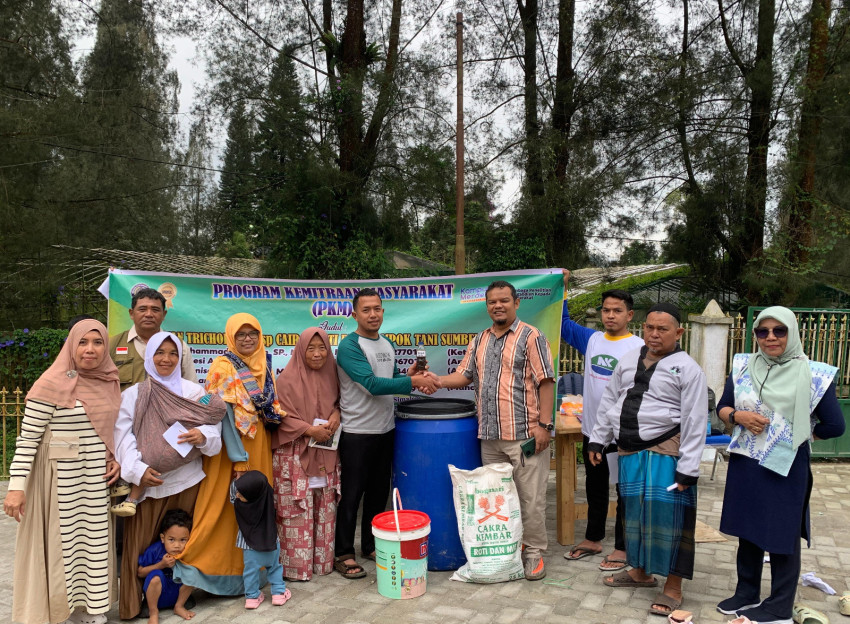 Tim Pengabdian Masyarakat Pertanian UMSU Gelar Pelatihan Pembuatan Trichoderma sp Cair Nabati