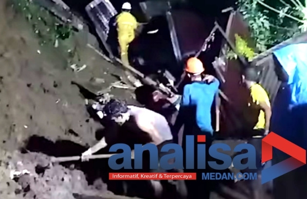 1 Rumah dan Penghuninya Tertimbun Longsor di Tapsel