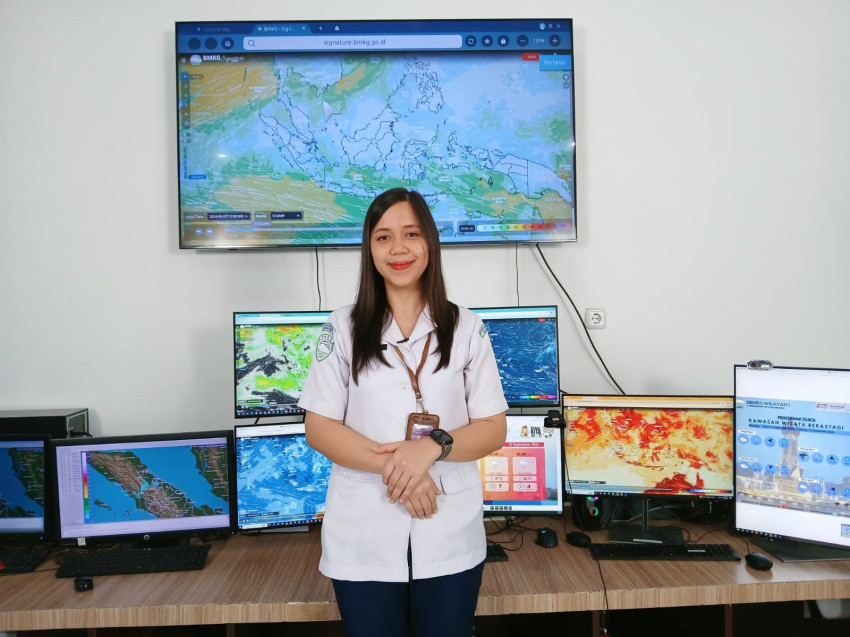 Informasi Prakiraan Cuaca Jumat, 14 Februari 2025 di wilayah Sumatera Utara