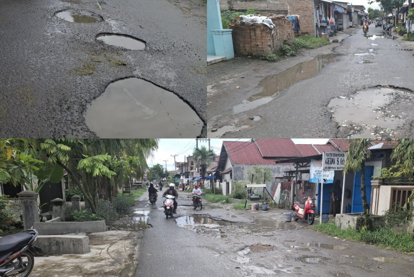 Jalan Rusak Parah, Warga Desa Sei Rotan Minta Bupati Deli Serdang Segera Memperbaiki