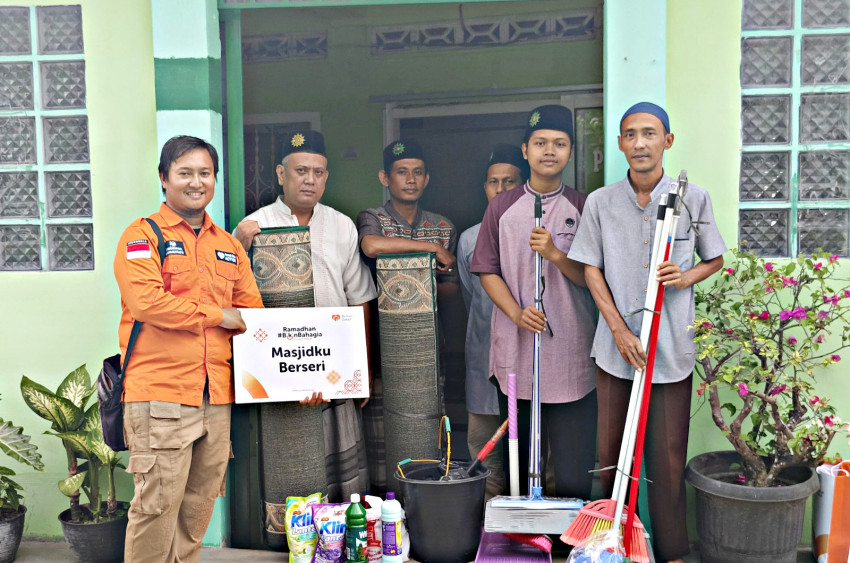 Sambut Ramadhan 1446, Rumah Zakat Gelar Program " Masjidku Berseri"