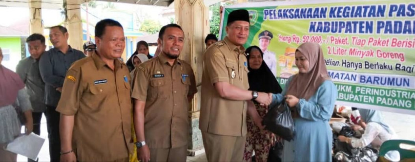 Stabilkan Harga Bahan Pokok, Pemkab Palas Gelar Pasar Murah di 8 Kecamatan