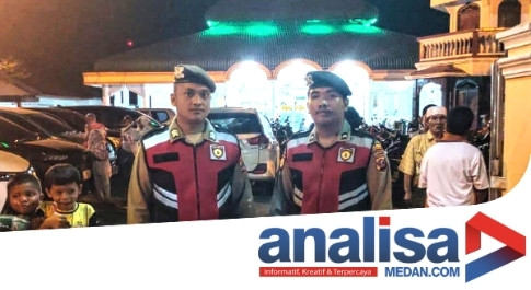 Pastikan Kenyamanan Sholat Tarwih, Polres Padangsidimpuan Intensifkan Patroli di Masjid