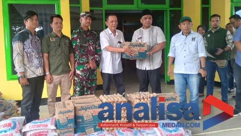 Dapat Kabar Sidimpuan Berduka. Marwan Dasopang DPR-RI Langsung Kirim Bantuan Kepada Korban