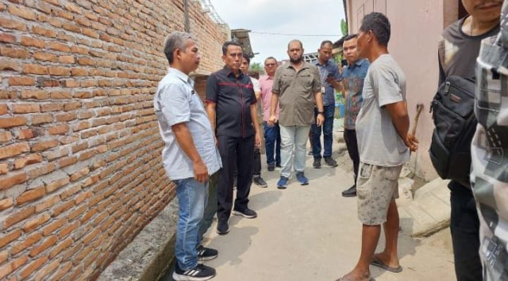 DPRD Medan Minta Pagar Tembok di Jalan Garu III Dibongkar