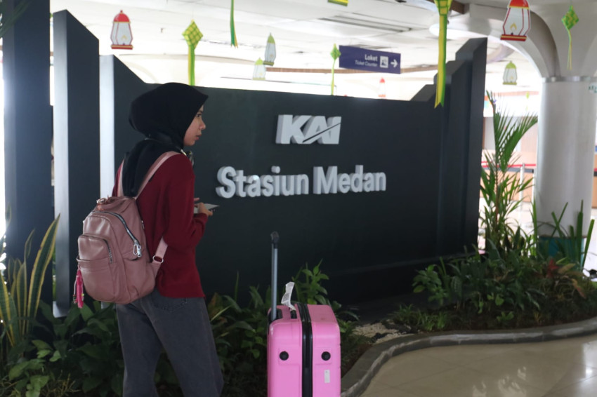 KAI Sumut Layani 212.689 Penumpang Angkutan Lebaran, Meningkat 13 Persen