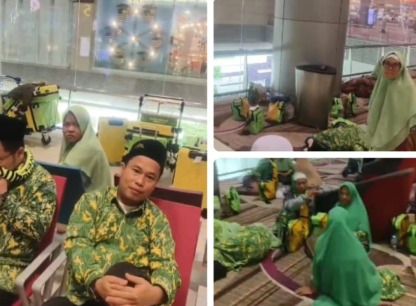 Jemaah Umroh Travel PT Karunia Jannah Firdaus Asal Palas Terlantar di Bandara Singapura