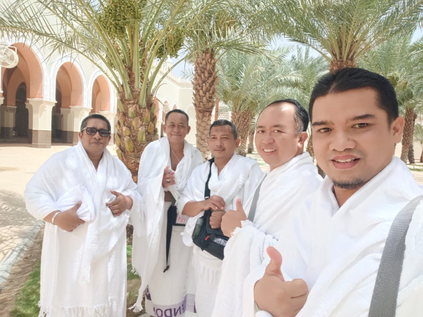 Ketua Kloter 06 KNO Pastikan Kesehatan Jemaah Terjaga Jelang Keberangkatan ke Mekkah