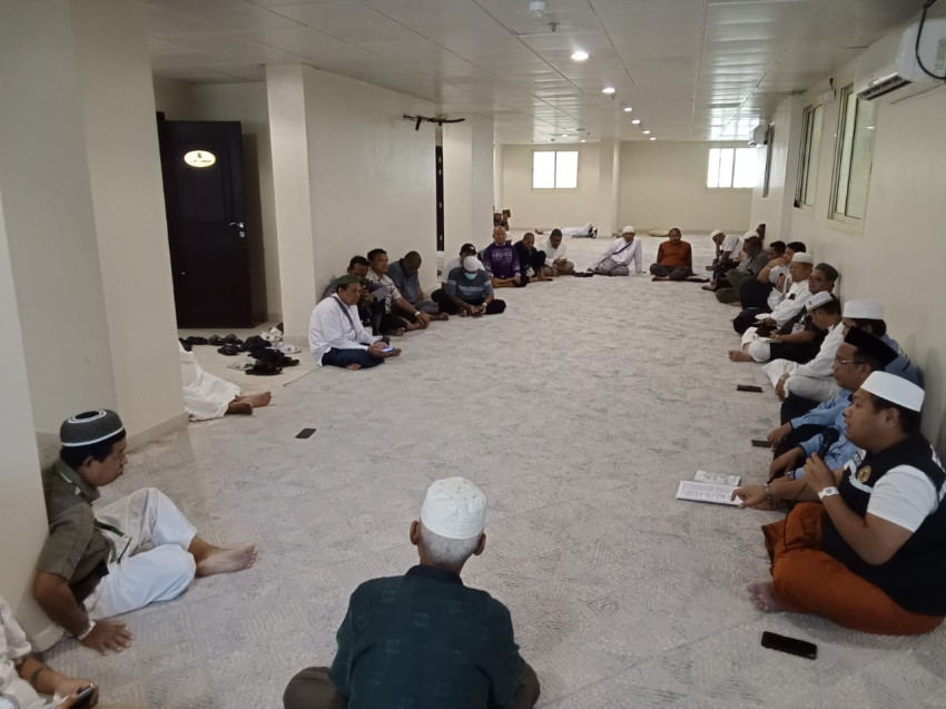 Jemaah Haji Kloter 03 KNO Ikuti Pemantapan Bimbingan Manasik Haji