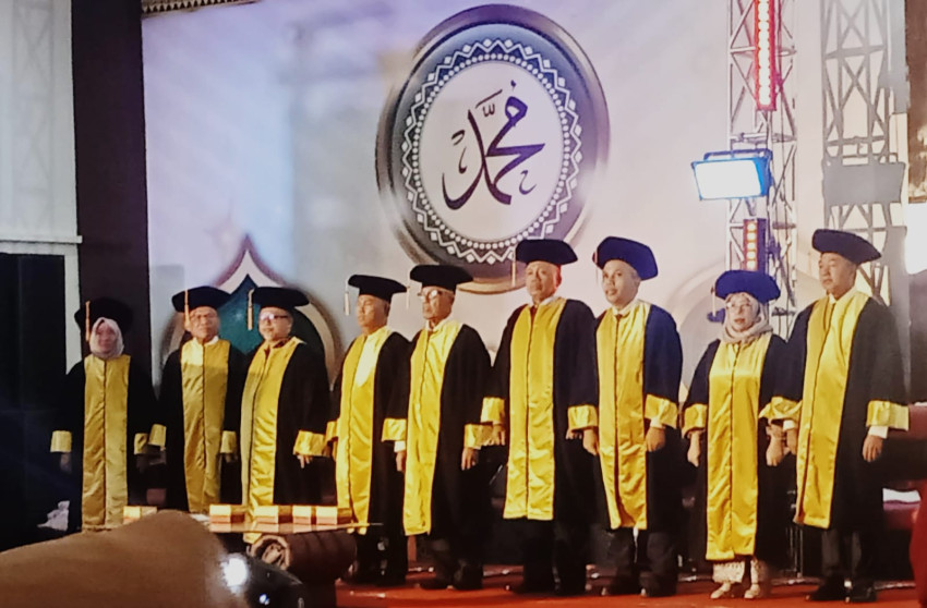 UIN Sumut Kembali Torehkan Sejarah, 9 Guru Besar Dikukuhkan