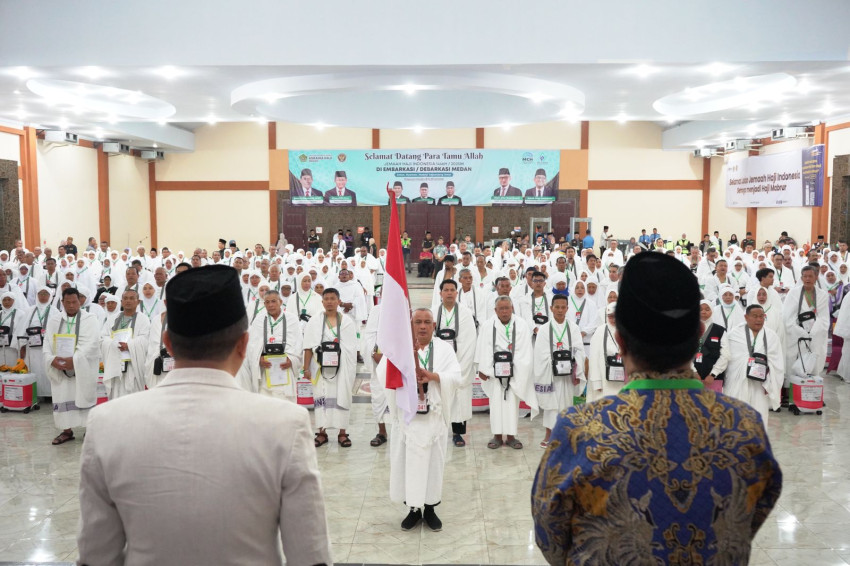 7.270 Jemaah Calhaj Embarkasi Medan Sudah Diberangkatkan ke Tanah Suci