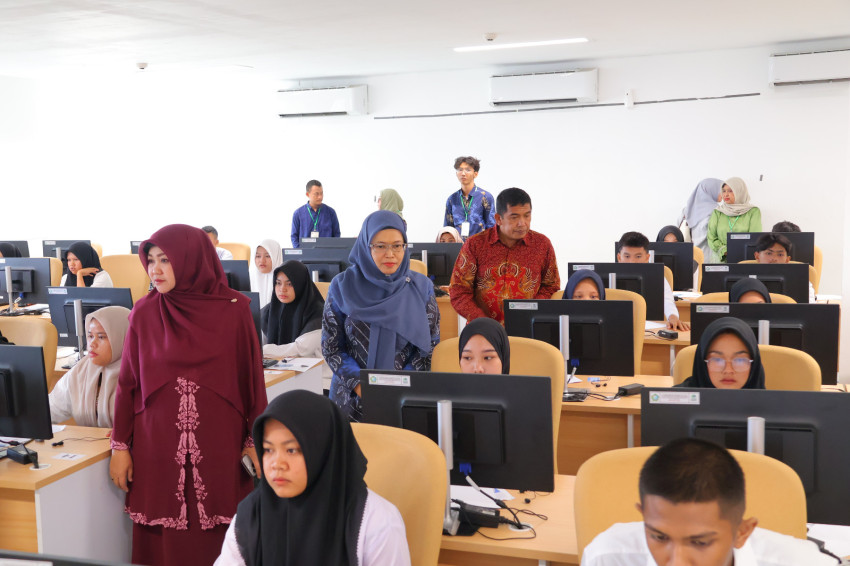 Diikuti 3.289 Peserta, UM-PTKIN di UINSU Medan Lancar,  TIM Monev Pusat Tinjau Langsung