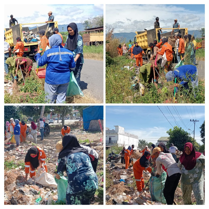 Peringati Hari Lingkungan Hidup Sedunia,DLH Kabupaten Palas Gelar Aksi Gotroy Bersih Sampah