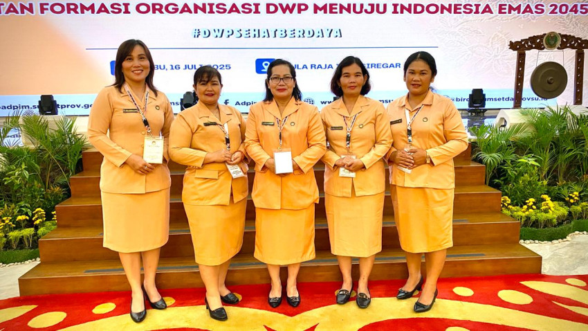 Mincelina Menghadiri Musda ke V Dharma Wanita Persatuan