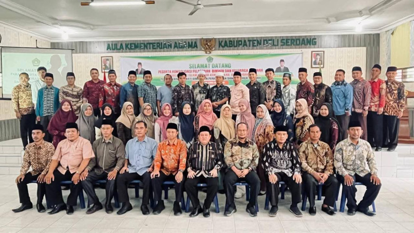 Kemenag Deli Serdang Gelar Konsolidasi Penguatan Pelaporan Bimbingan Perkawinan Melalui SIMKAH